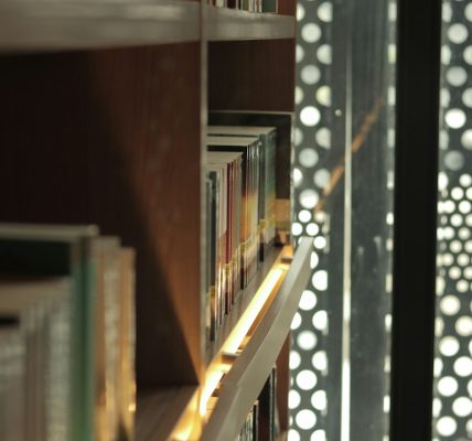 Photo bookcase lighting