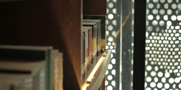 Photo bookcase lighting