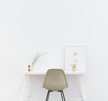 Photo geometric vanity light workspace decor